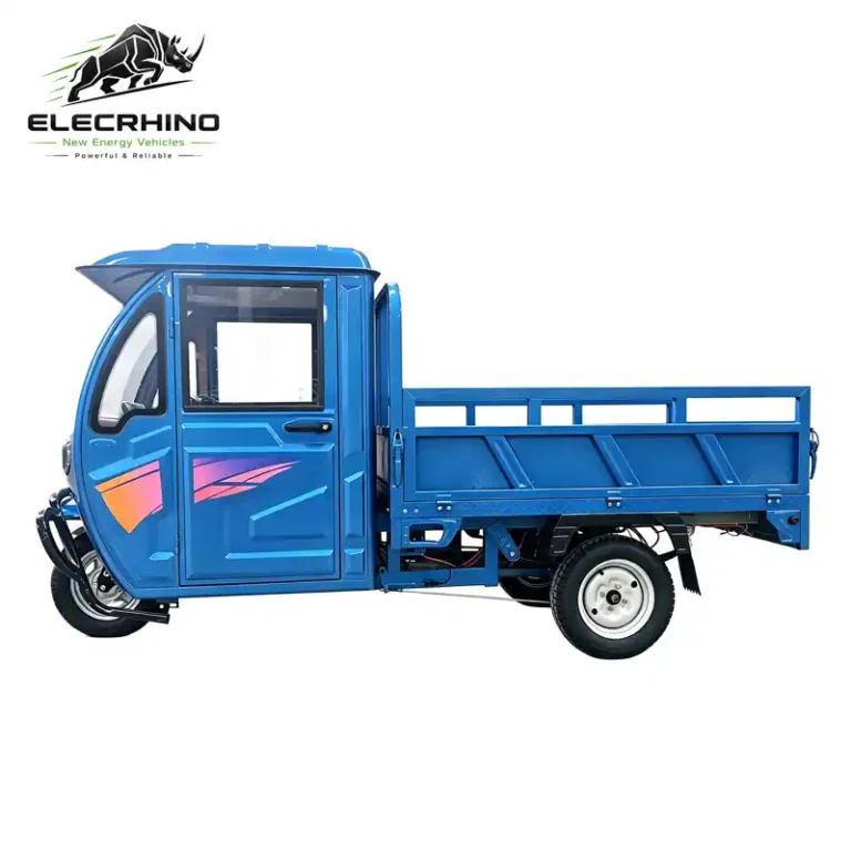 Enclosed Cabin High Side Rail Electric Tricycle-ZY4101-1.8m (4)