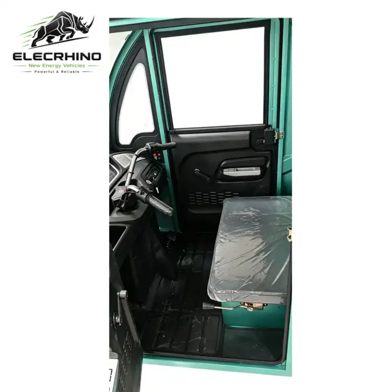 Enclosed Cabin High Side Rail Electric Tricycle-ZY4101-1.5m (2)