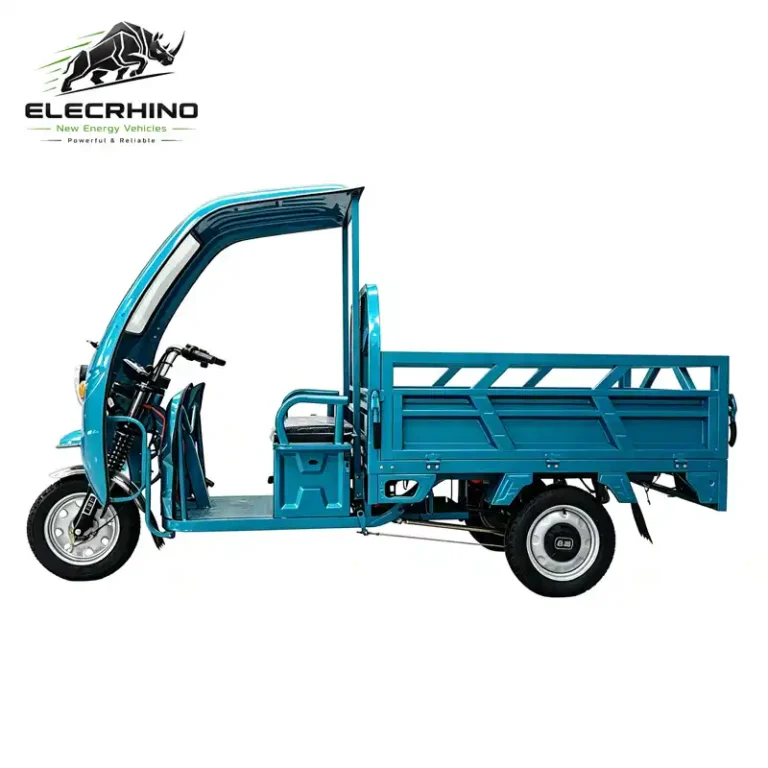Semi-Enclosed Cabin High Side Rail Electric Tricycle ZY4201-1.6m (3)