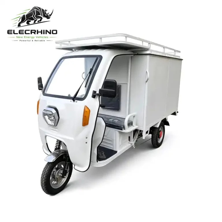 Semi Enclosed Cabin Box Electric Delivery Trike ZY5202-1.8m