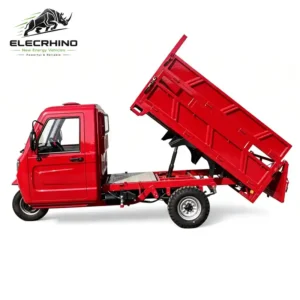 Steering Wheel Type Side Rails Electric Tricycle Dump Truck ZY4104