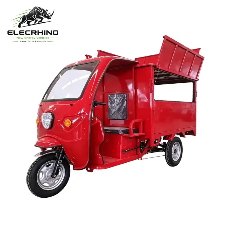 Electric Food Vending trike Ice Cart Hot Dog Mobile Business Tricycle ZY6002