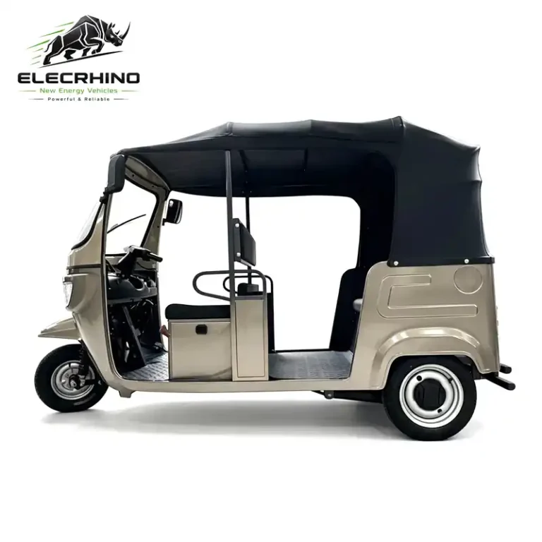 Enclosed Cabin Electric Passenger Tricycle TUK Tuk Three-wheeler Rickshaw-ZY2304 (7)