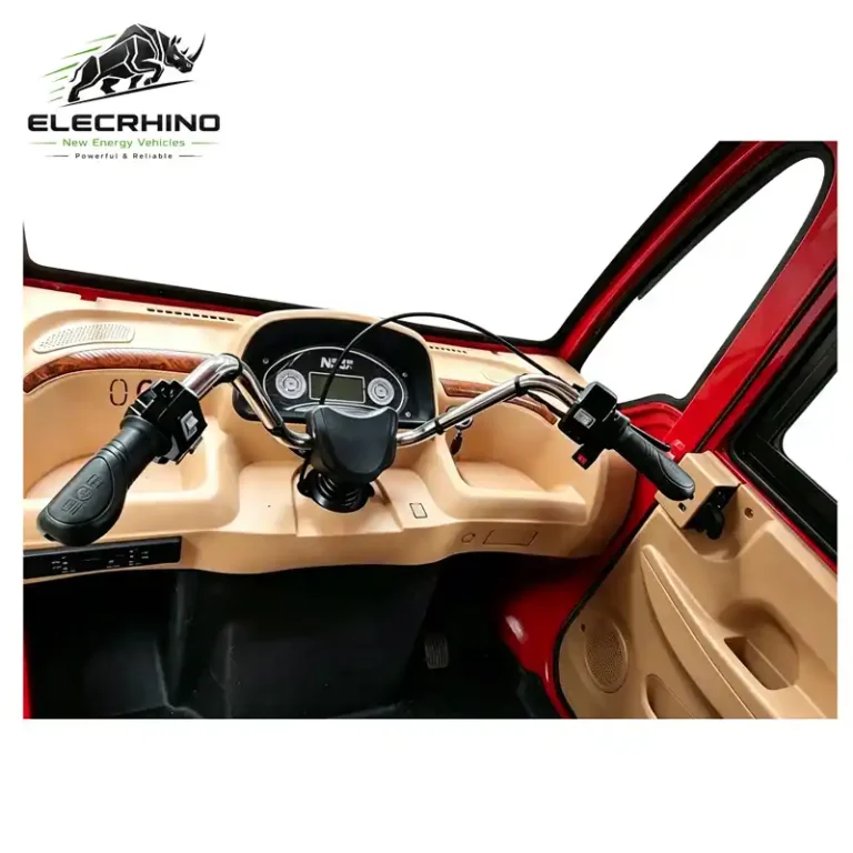 Fully Enclosed Electric Passenger Tricycle Three-Wheeler Tricycle -ZY2201 (8)