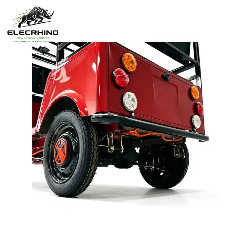 Open Body Electric Passenger Rickshaw Three-Wheeler Tricycle With Windshield Roof -ZY2101 (4)
