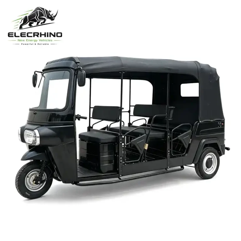 Open-cabin Multi-row Electric Passenger Tuk-tuk Three-wheel Rickshaw-ZY2301 (13)
