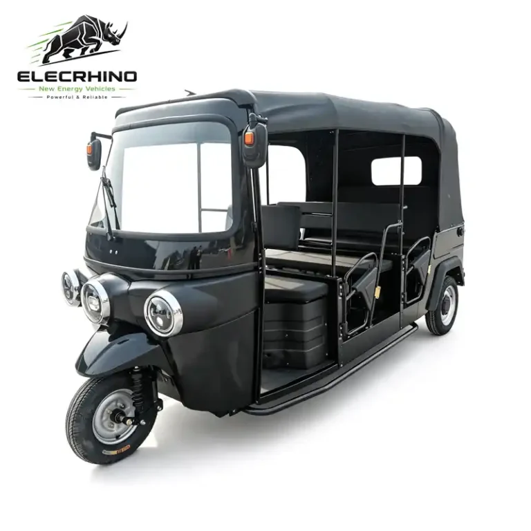 Open-cabin Multi-row Electric Passenger Tuk-tuk Three-wheel Rickshaw-ZY2301 (14)