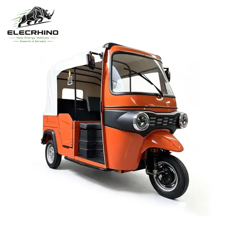 Open-cabin Multi-row Electric Passenger Tuk-tuk Three-wheel Rickshaw-ZY2301 (9)