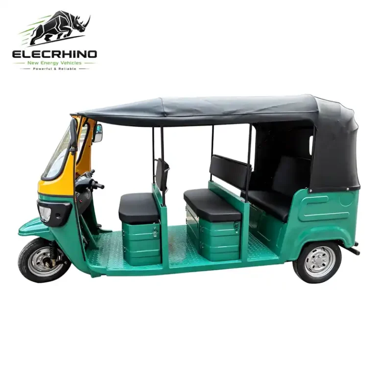 Open-cabin Multi-row Electric Passenger Tuk-tuk Three-wheel Rickshaw-ZY2303 (3)